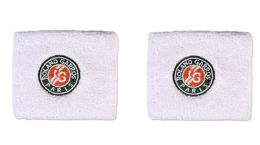 Теннисные напульсники Roland Garros Embroidered Logo Duo