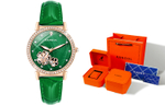 KANGOL Automatic Mechanical Movement Genuine Leather Strap Watch Women"s Watch White Dial