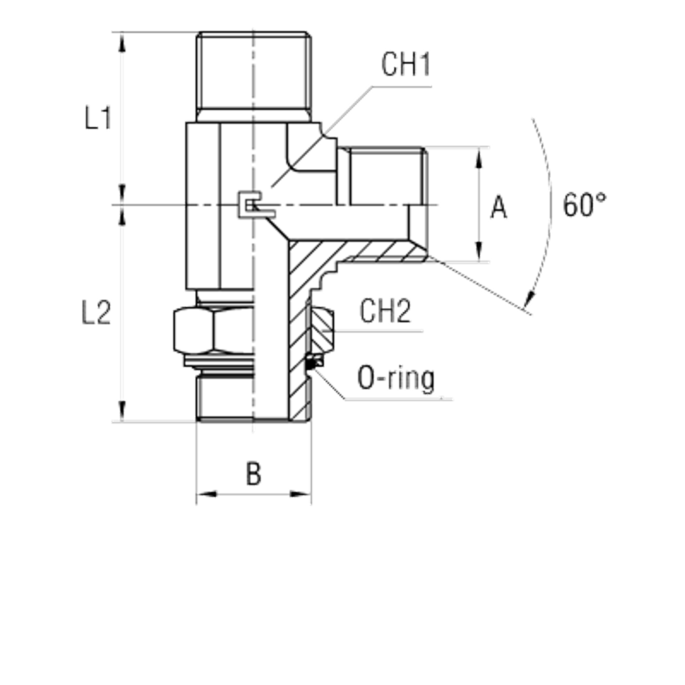 Штуцер FRGL BSP 3/4 - BSP 1/2