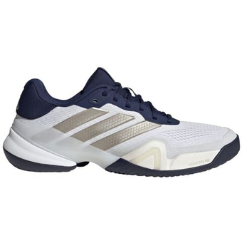 Мужские кроссовки теннисные Adidas Barricade 14 M - cloud white/cyber metallic/dark blue