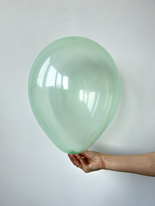 Шар кристалл хрустальный 12" / 30 см  зеленый Green (БГ-17)