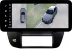 Магнитола для Nissan Patrol Y61 1997-2004 - Teyes LUX ONE 360 монитор 12.3" 2K QLED на Android 10, Быстрая, CarPlay, 4G SIM-слот, 4 камеры в комплекте