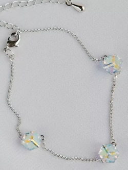 Браслет Миражи с кристаллами-хамелеонами Swarovski