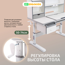 Стол письменный для школьника Ergokids Florida Multi