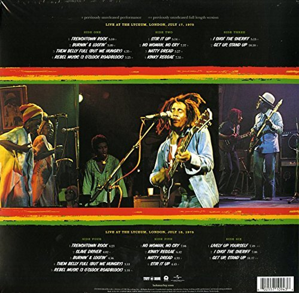 Bob Marley & The Wailers — Live! (3LP)