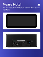 Переходная рамка 12.3" и комплект проводов для BMW 3-Series 6 F30 F31【NBT】2011-2020