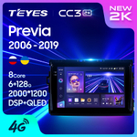 Teyes CC3 2K 9"для Toyota Previa 2006-2019