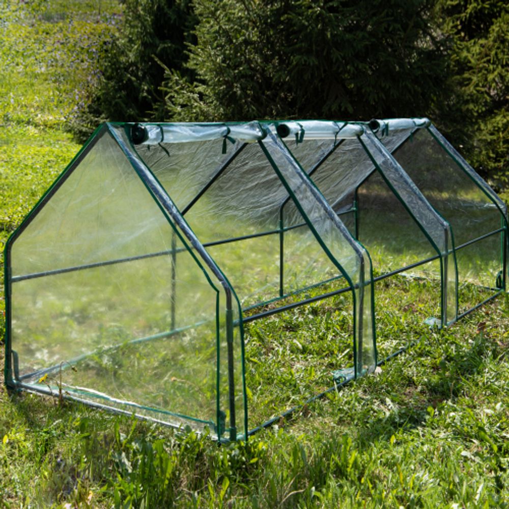 Теплица GREEN APPLE GA-House-3х-frame 2700х900х900 мм 3 отсека | GREEN APPLE