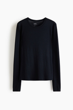 Утепляющий топ Slim Fit с длинными рукавами - H&M