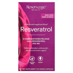 Reserveage Beauty, ресвератрол, 60 растительных капсул
