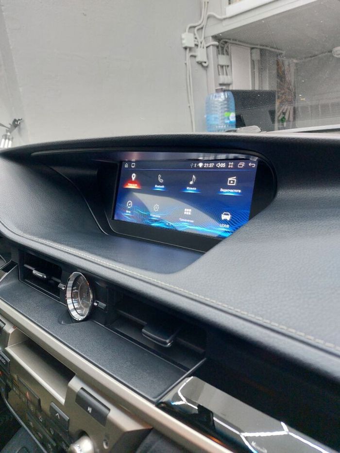 Магнитола для Lexus ES200, ES250, ES350 2015-2018 (джойстик - шайба) - Kuberg BNR-16ESQ монитор 10.25", Android 10, Быстрая, CarPlay, 4G SIM-слот