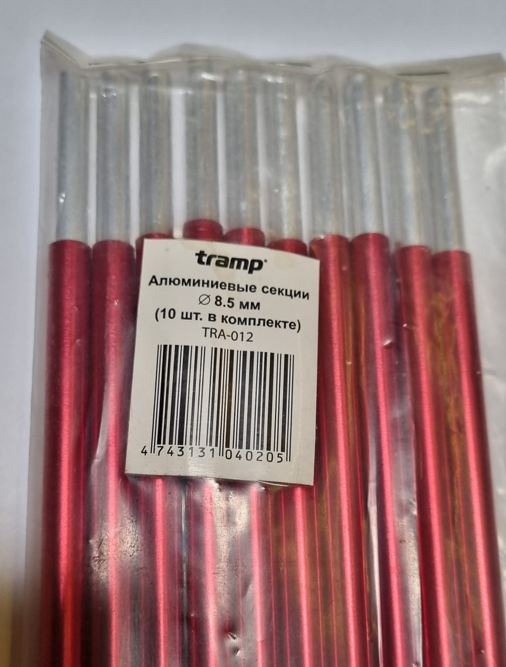 Комплект из 10 элементов дюралевой дуги 8.5 мм Tramp TRA-012