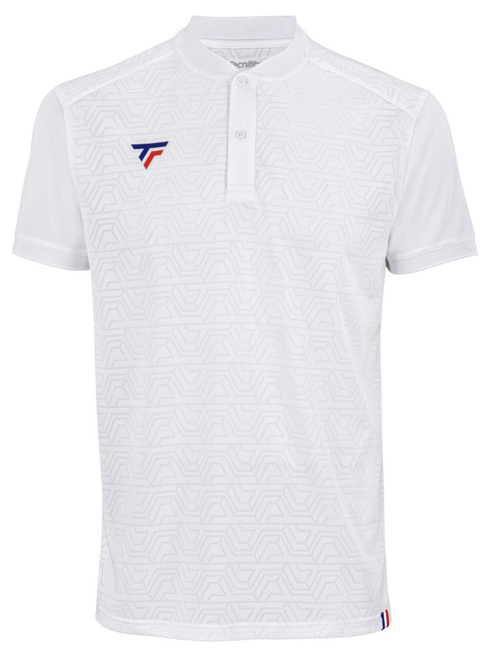Мужское теннисное поло Tecnifibre Team Mesh - white