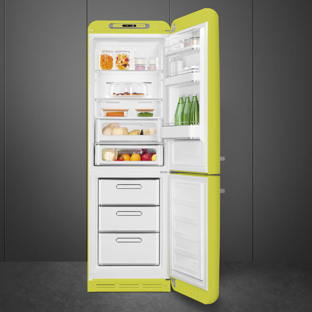 Отдельностоящий двухдверный холодильник Smeg FAB32RLI5