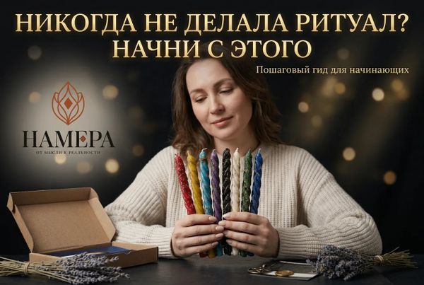 Твой первый ритуал со свечой: пошаговая практика от НАМЕРА Твой первый ритуал со свечой: пошаговая практика от НАМЕРА
