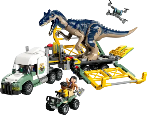 Конструктор LEGO Jurassic World 76966 Миссии динозавров: Транспортный грузовик Аллозавра