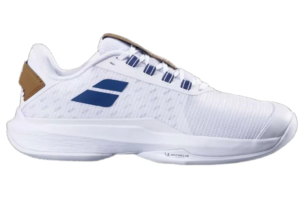 Теннисные кроссовки Babolat Jet Tere 2 Wimbledon Sand Grass - white/blue navy