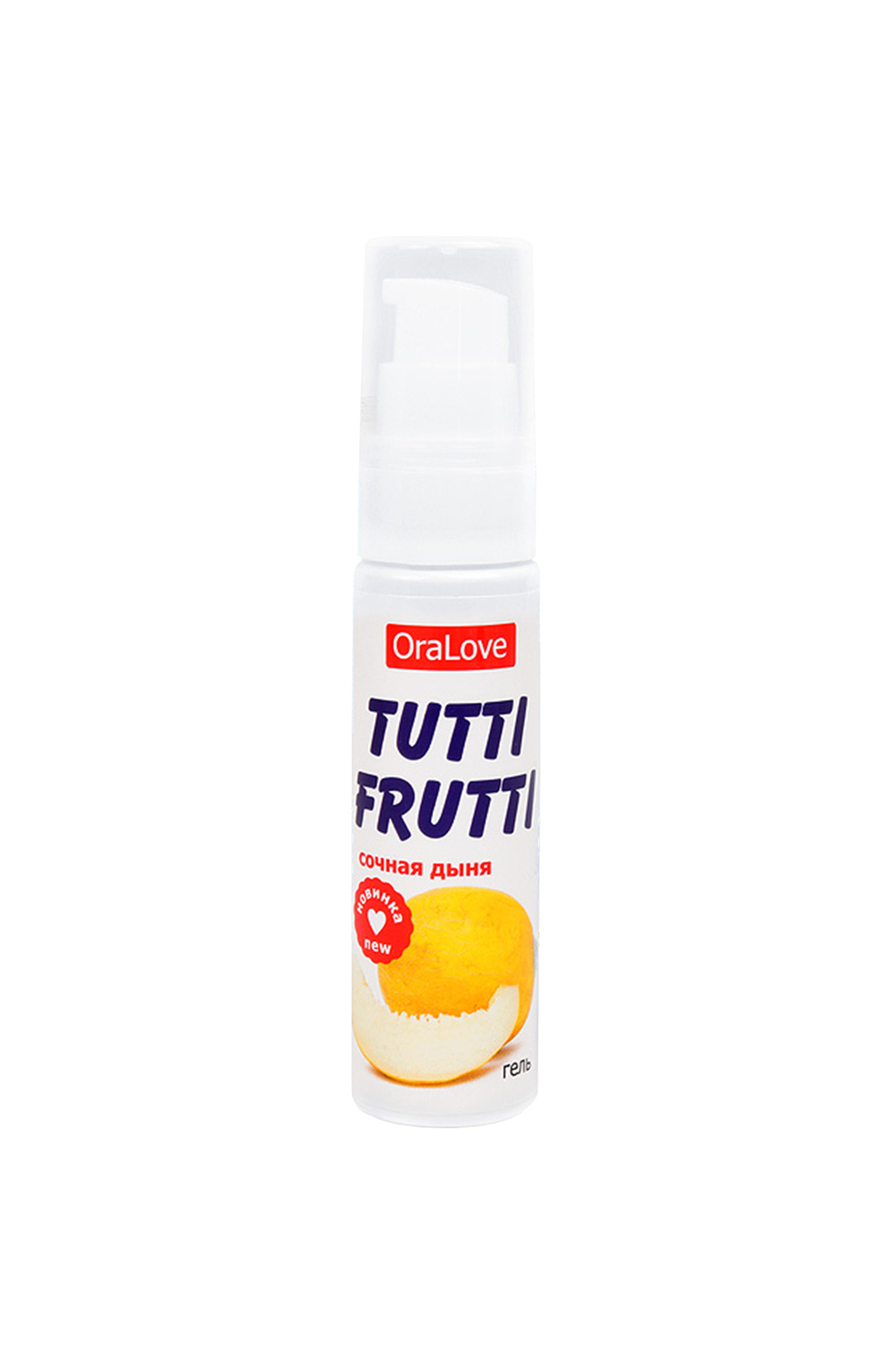 Съедобная гель-смазка Tutti-Frutti сочная дыня 30 г