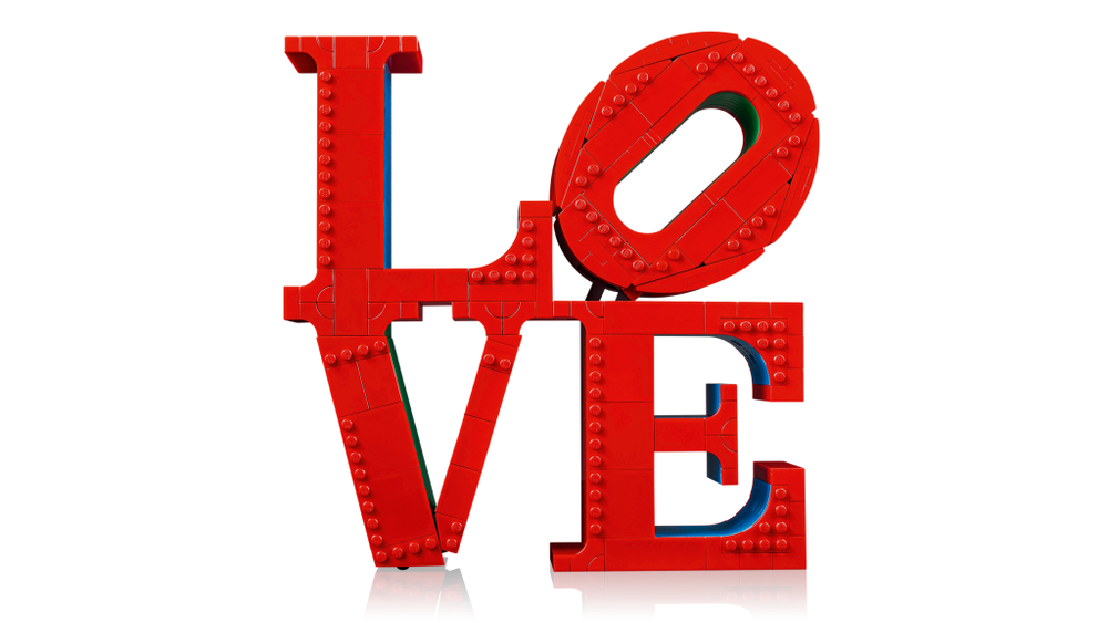 Конструктор Лего Арт LOVE — Любовь | LEGO Art LOVE 31214 — арт-панно, 791 деталь (18+)