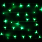 Гирлянда для дома 9,5м 100 ламп LED прозрач.пров.,8 реж, IP-20, Зелёный (возможность соединения)