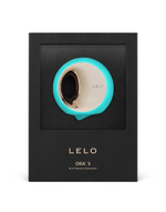 Аквамариновый клиторальный стимулятор Lelo Ora 3 (Цвет: аквамариновый)