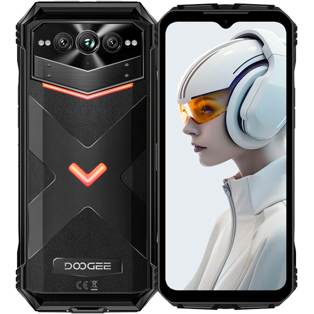 Смартфон Doogee V Max Plus, 16/512GB, Obsidian Black (Черный)