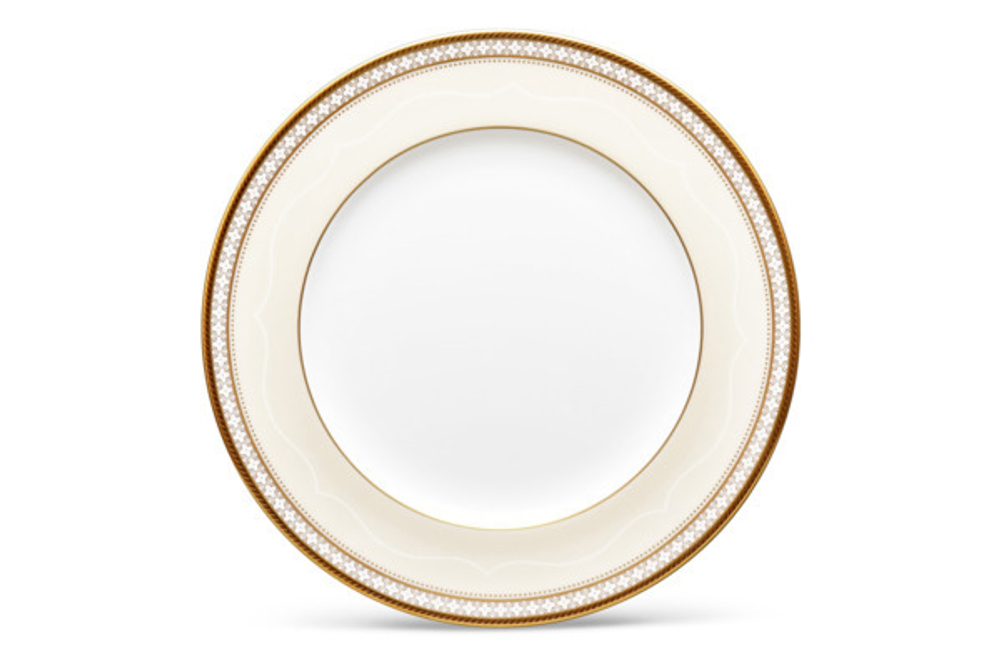Сервиз столовый на 6 персон 21 предмет Noritake Трефолио,золотой кант