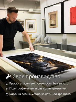 Картина Огонь в его глазах 40х60 1 шт.