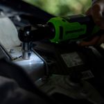 Гайковерт-трещотка акк. Greenworks GD24RW, 24V,б/щет,0-250об/мин, 1/2", 80Нм, 70 мм,1x2Ач,ЗУ,сумка,кор (3804007CUA)