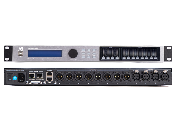 Audiorus DP-4800 Plus - DSP аудио контроллер (с DANTE) для акустических систем с режимом Full range