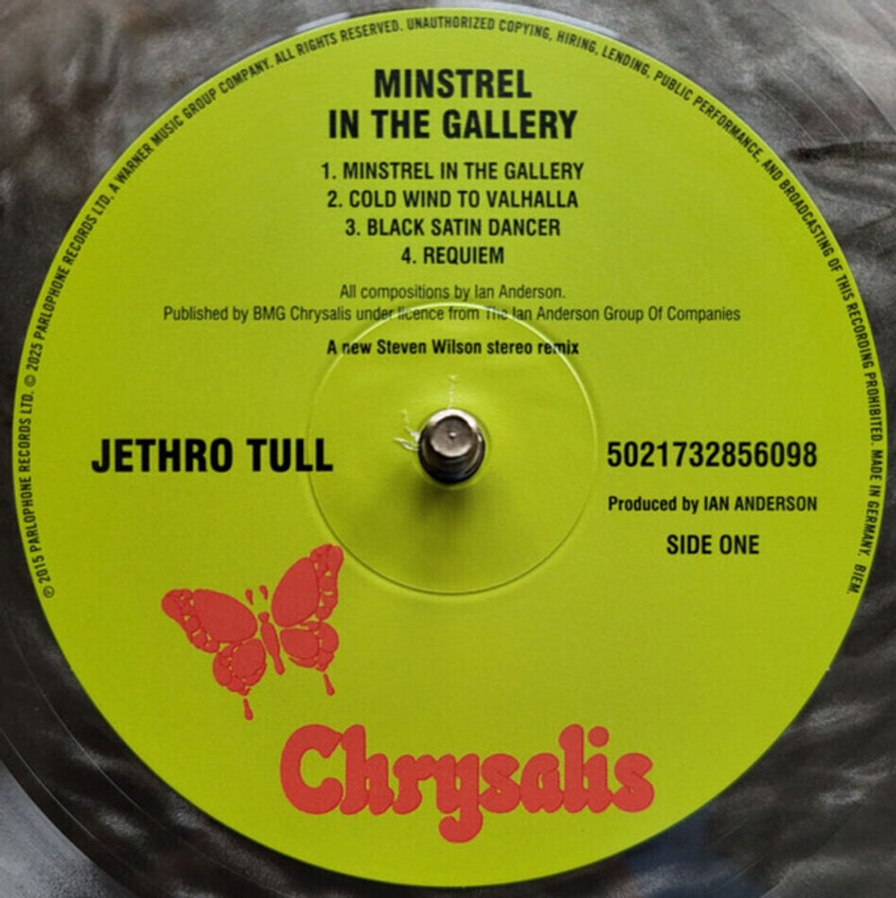 Jethro Tull / Minstrel In The Gallery (Limited Edition)(Coloured Vinyl)(LP)