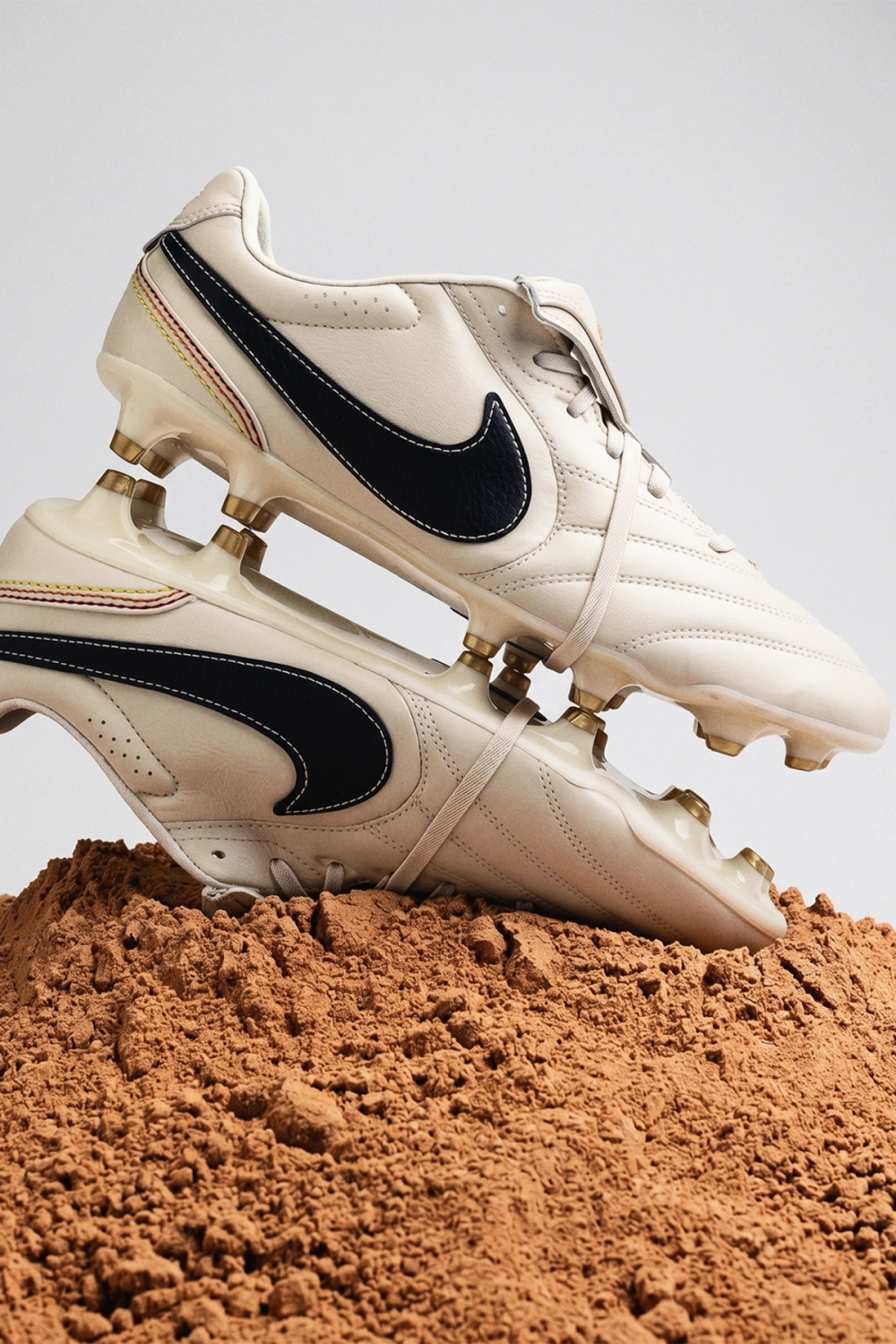Бутсы Nike Tiempo Ligera Pro FT FG - бежевый