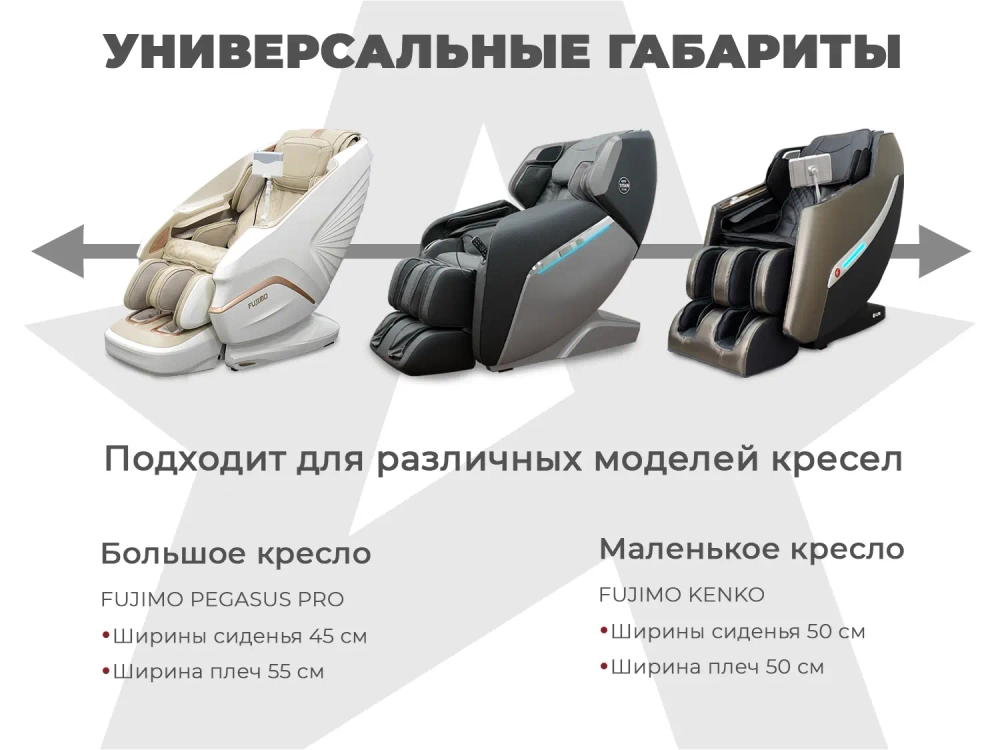 Накидка на массажное кресло RELAXASTAR PROTECT-B Серый