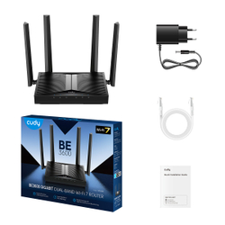Роутер Cudy с Wi-Fi 7, BE3600, с гигабитными портами и поддержкой Mesh
