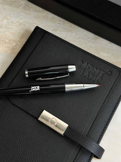 Набор Montblanc (ручка + блокнот + термос)