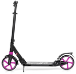 Самокат двухколесный "Urban Scooter SunColor SKL-03" амортизатор, колеса 200 мм (розовый/черный)