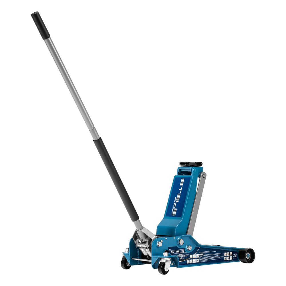 Домкрат гидравлический подкатной, быстр.подъем, 3,5т LOW PROFILE QUICK LIFT, 100-565 мм, проф Stels