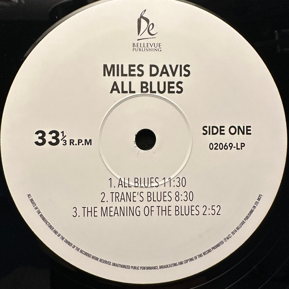 Miles Davis - All Blues (Европа 2017г.)