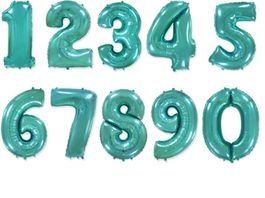 Шары Цифры Tiffany 40"/102см