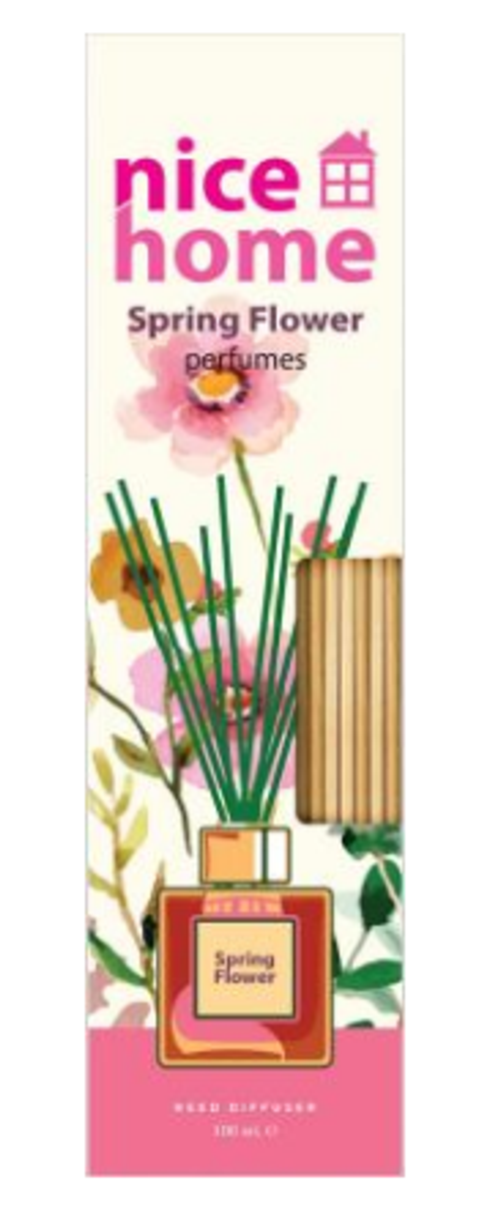Ароматизатор-диффузор  AREON Sticks100мл NICE HOME - Spring Flower/Весенний цветок