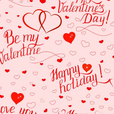 valentine's day seamless pattern