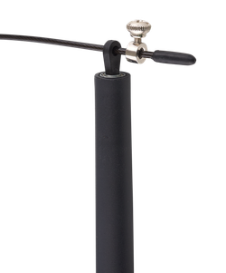 Скакалка RP-202 с подшипниками, с пластиковыми ручками, 3 м, черный