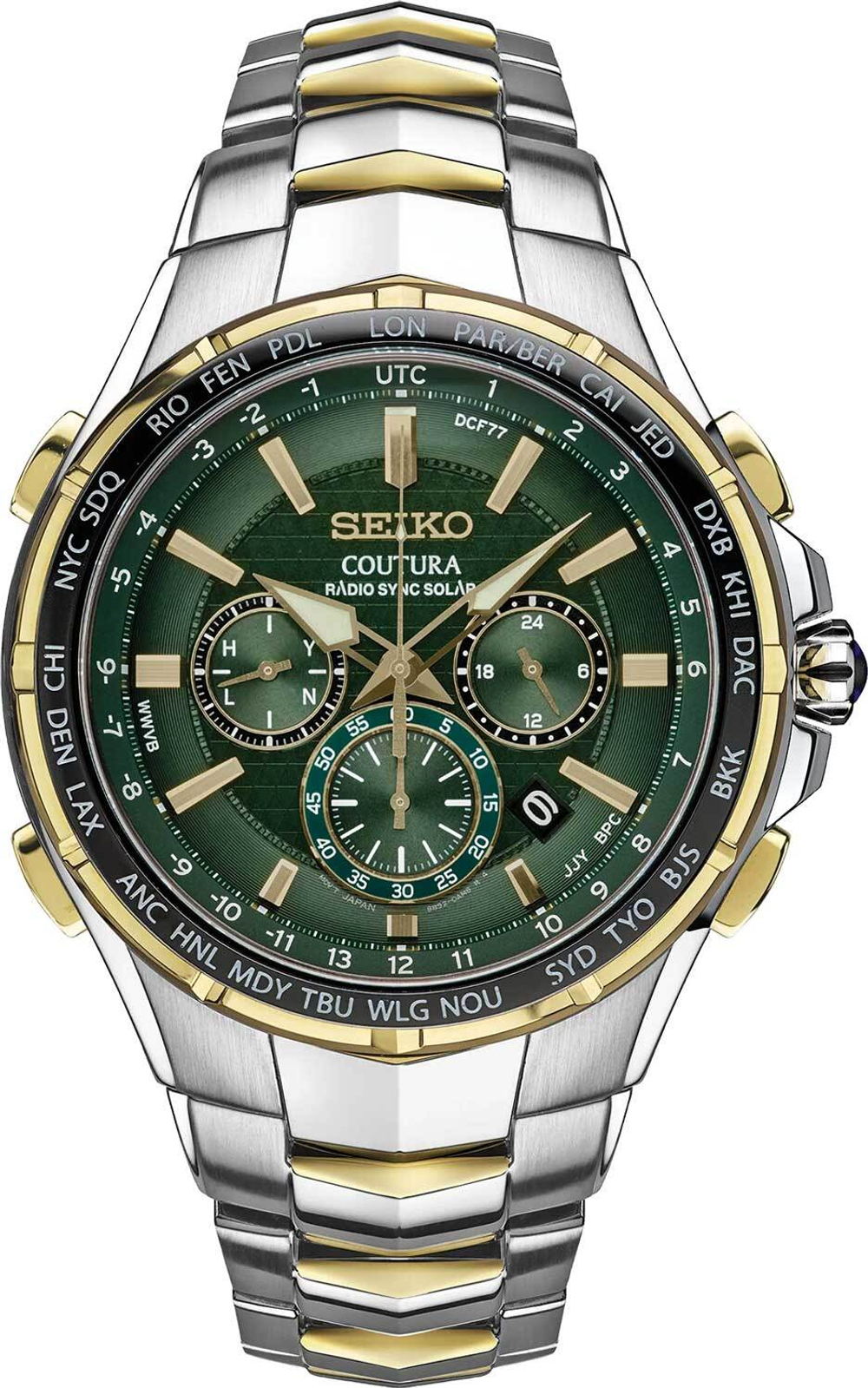 Японские наручные часы Seiko SSG022 с хронографом