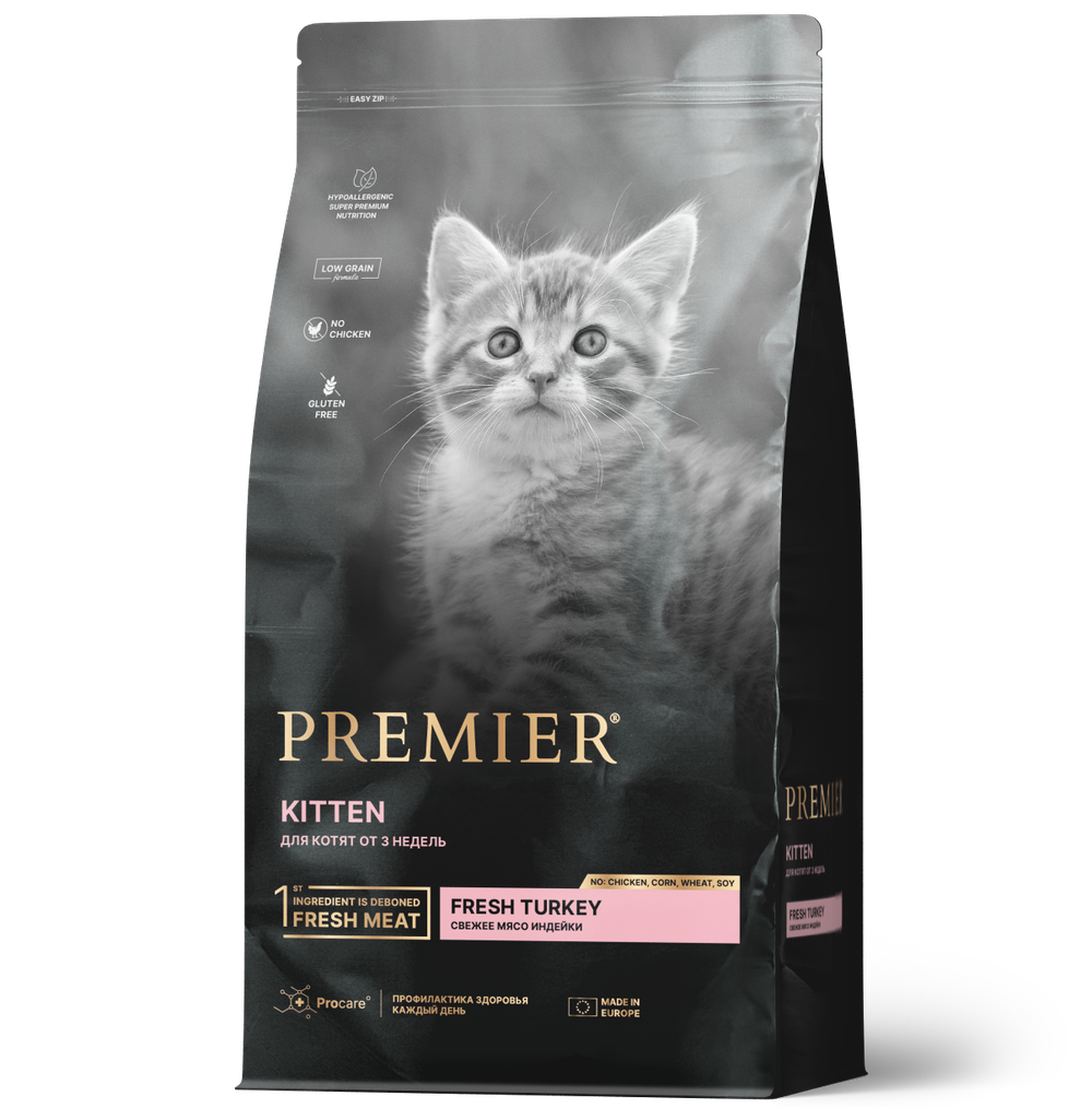 Premier Корм для котят с Индейкой