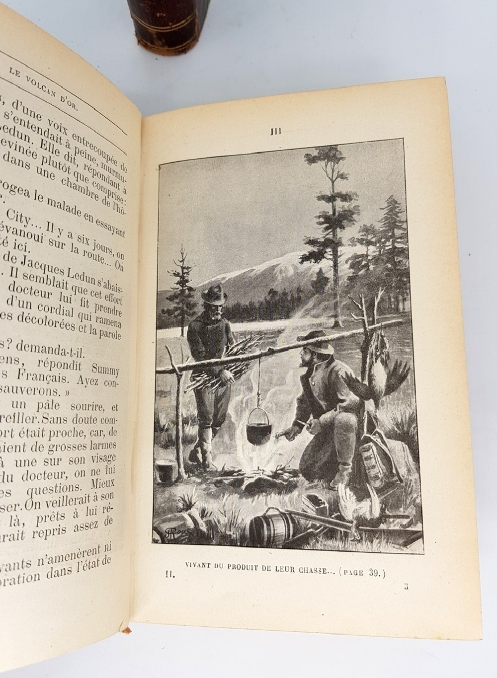 "Le Volcan DOr (Золотой Вулкан)". Jules Verne (Жюль Верн). 1906г. - антикварное издание