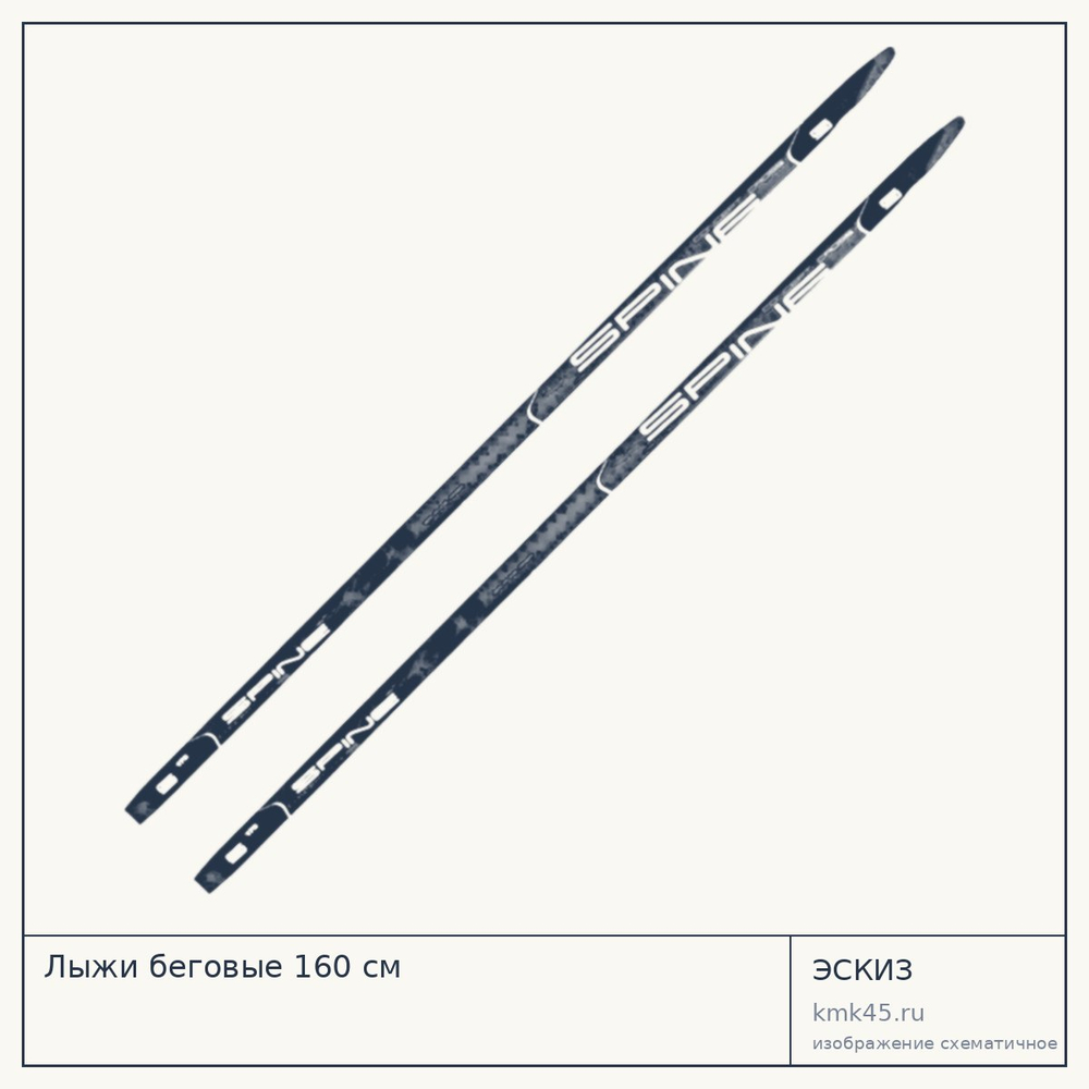 Лыжи беговые 160 см — от 1 600 ₽