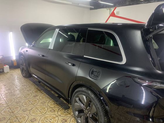 Carbins Obsidian Black MSG A01 PPF матовая черная сатин полиуретановая защитная антигравийная пленка