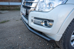Бампер силовой передний Mitsubishi Pajero IV под площадку для лебёдки RIFPJR-30000 с защитой радиатора РИФ