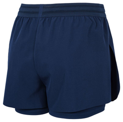 Шорты для девочки теннисные Tecnifibre Team Stretch Junior - marine