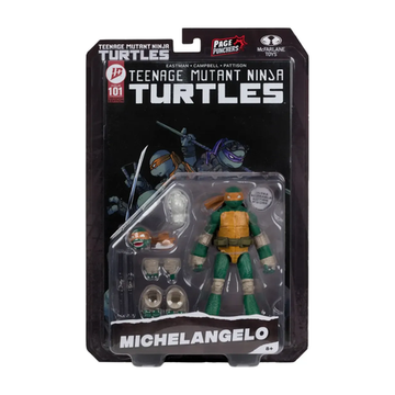 Фигурка McFarlane Черепашки Ниндзя with Comic WaVe2 Michelangelo
